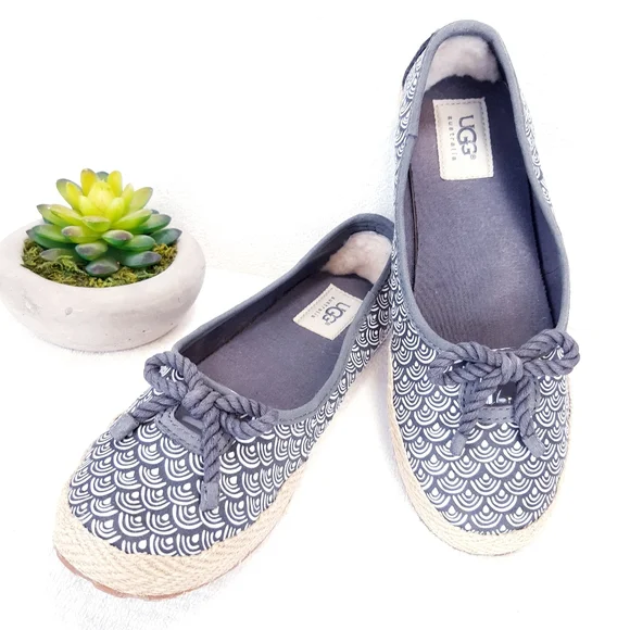 UGG SLIP ON FLATS ESPADRILLES - Picture 8 of 16